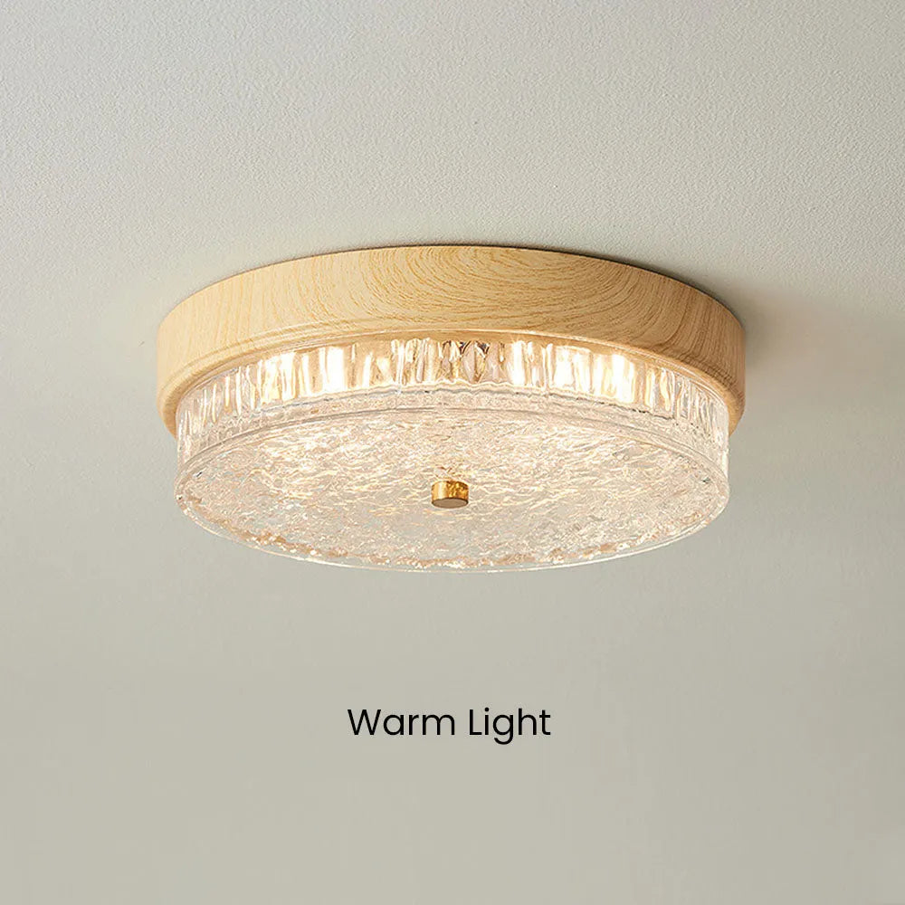Ceiling Light Glass LED 12.6 in Indoor Bedroom Living Room Dining Room Modern Fixture | Kalsten