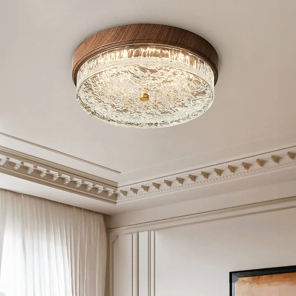 Ceiling Light Glass LED 12.6 in Indoor Bedroom Living Room Dining Room Modern Fixture | Kalsten