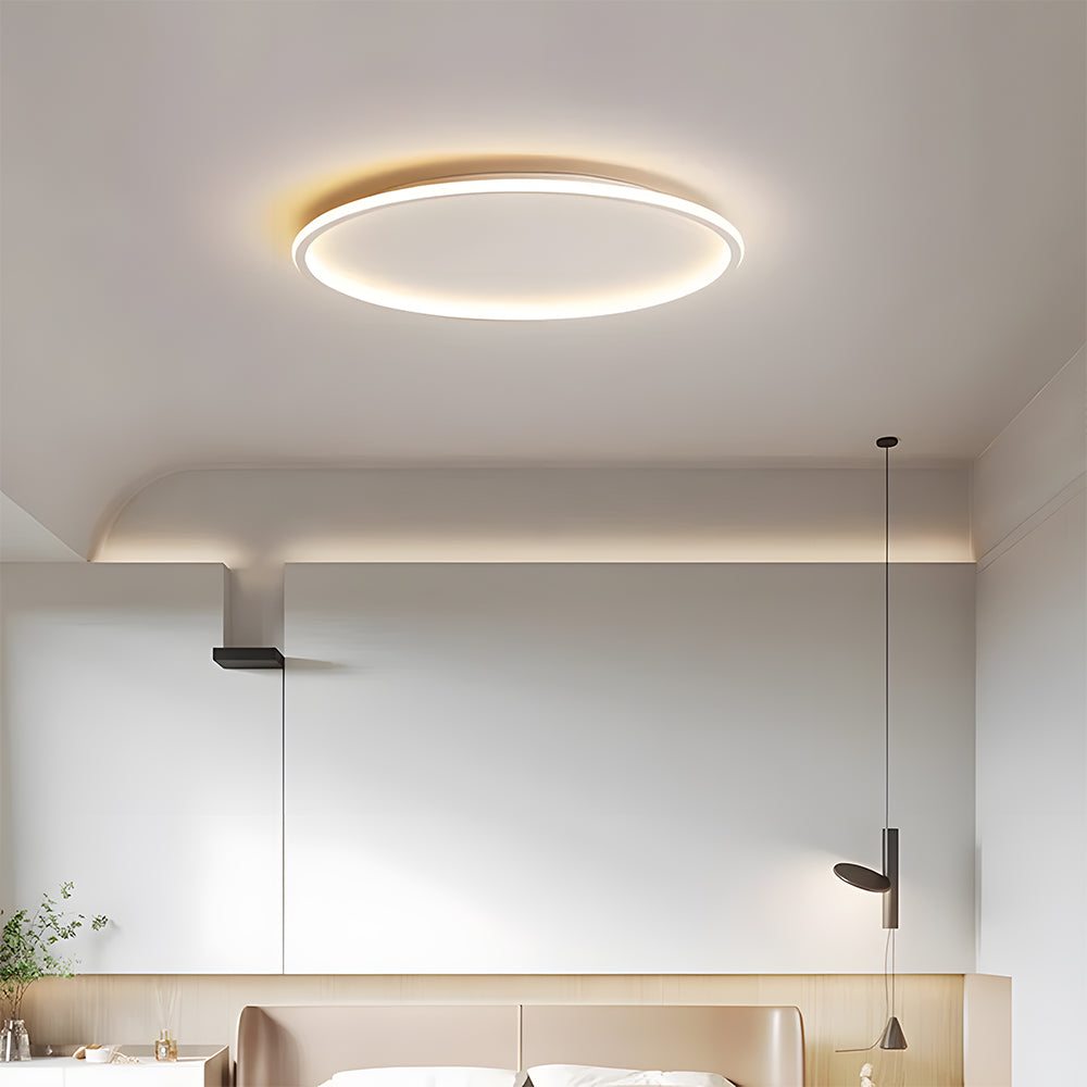 Ceiling Light Aluminum LED 11.8 in Ultra-Thin Indoor Living Room Bedroom Dining Room Office Modern Fixture | Kalsten