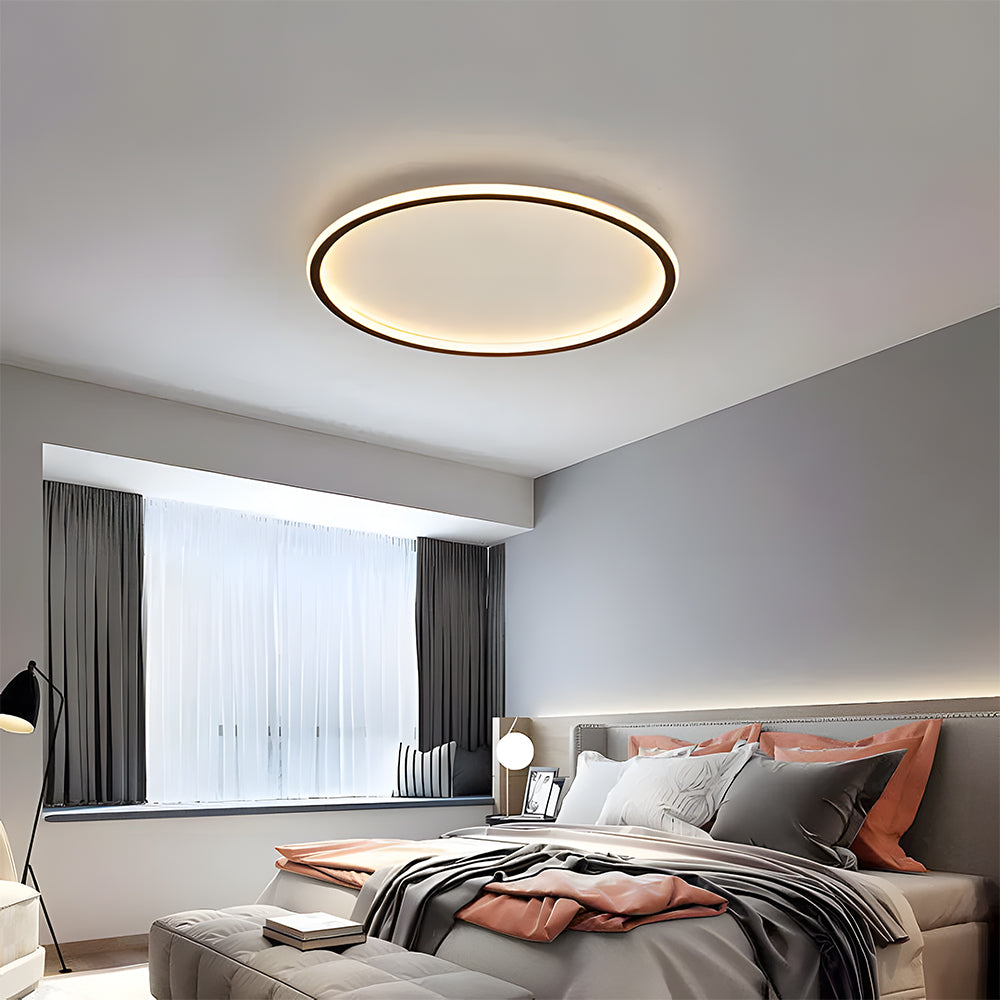 Ceiling Light Aluminum LED 11.8 in Ultra-Thin Indoor Living Room Bedroom Dining Room Office Modern Fixture | Kalsten