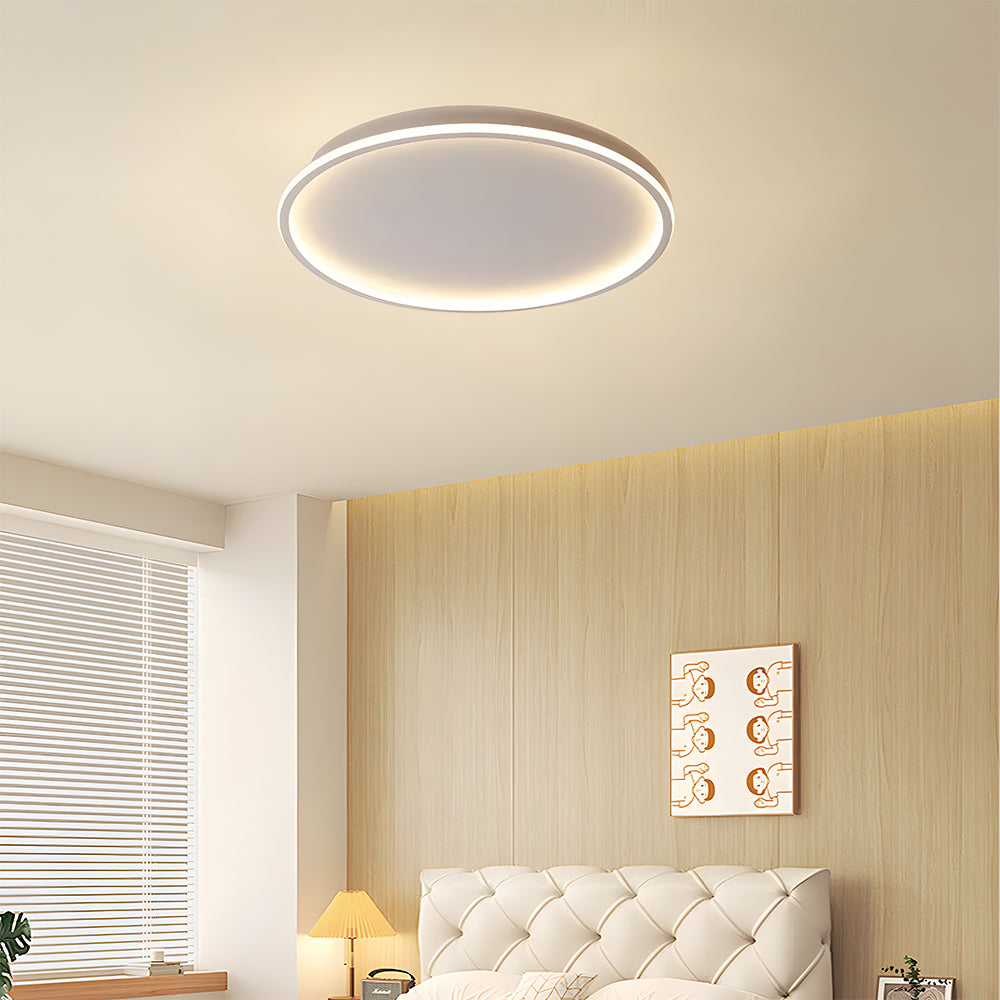 Ceiling Light Aluminum LED 11.8 in Ultra-Thin Indoor Living Room Bedroom Dining Room Office Modern Fixture | Kalsten