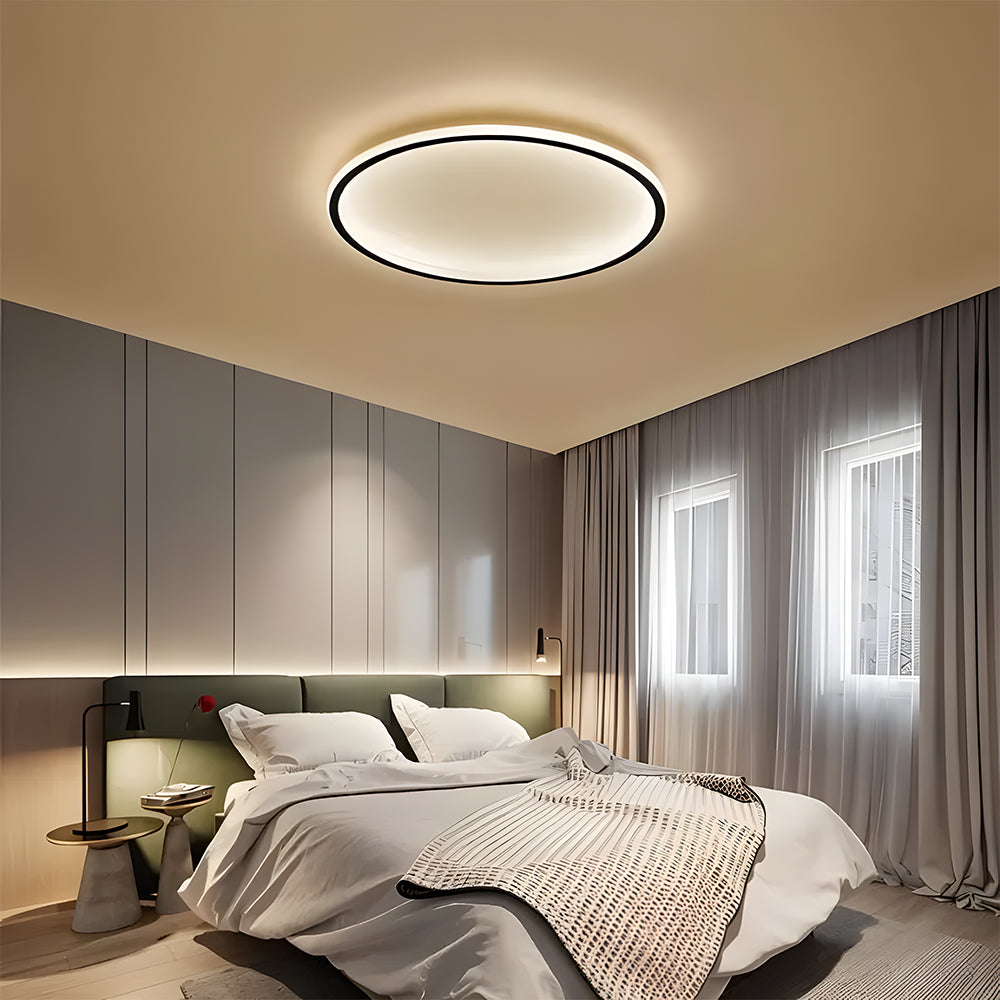 Ceiling Light Aluminum LED 11.8 in Ultra-Thin Indoor Living Room Bedroom Dining Room Office Modern Fixture | Kalsten