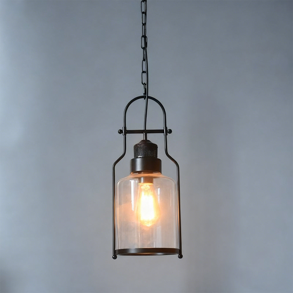Pendant Light Metal 7.9 in Diameter 17.7 in Height Indoor Hallway Dining Room Living Room Vintage Industrial Style | Kalsten