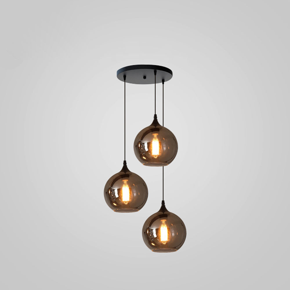 Pendant Light Glass Adjustable 11 in Indoor Dining Room Kitchen Island Ceiling Lamp | Kalsten