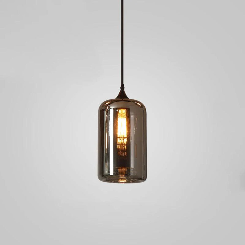 Pendant Light Glass Adjustable 11 in Indoor Dining Room Kitchen Island Ceiling Lamp | Kalsten