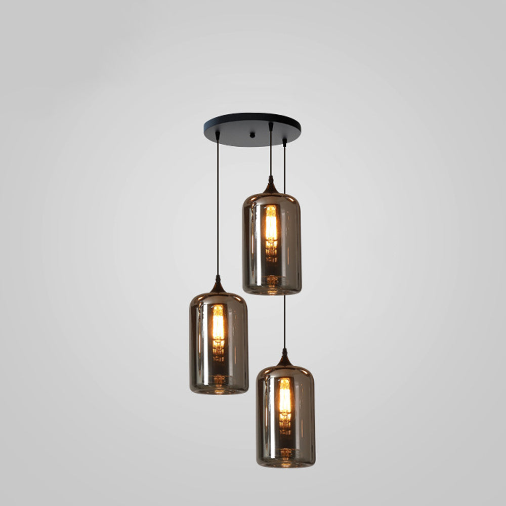 Pendant Light Glass Adjustable 11 in Indoor Dining Room Kitchen Island Ceiling Lamp | Kalsten
