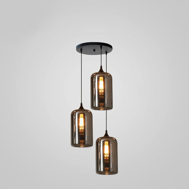 Pendant Light Glass Adjustable 11 in Indoor Dining Room Kitchen Island Ceiling Lamp | Kalsten