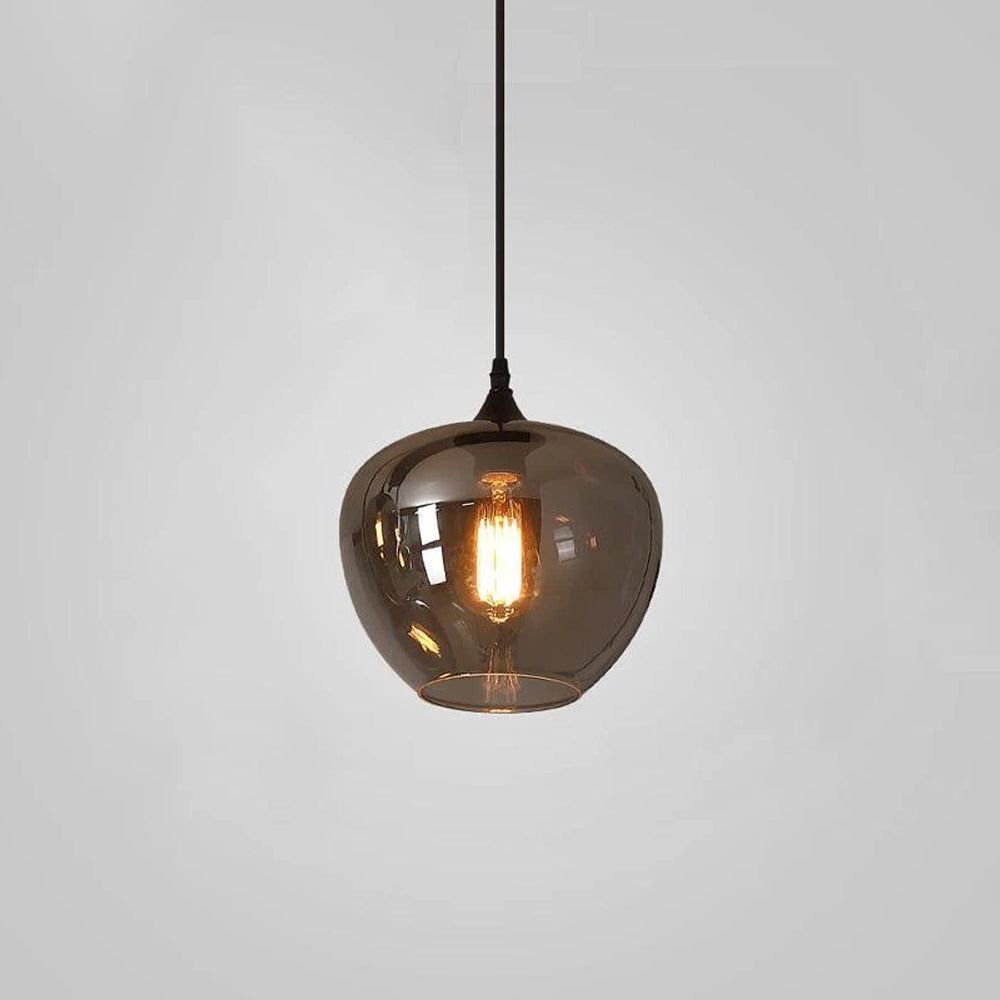 Pendant Light Glass Adjustable 11 in Indoor Dining Room Kitchen Island Ceiling Lamp | Kalsten