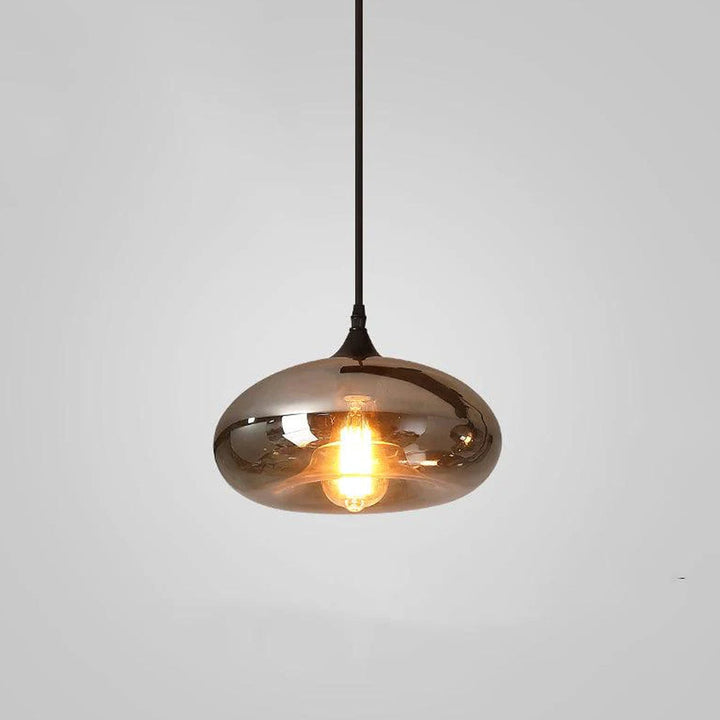 Pendant Light Glass Adjustable 11 in Indoor Dining Room Kitchen Island Ceiling Lamp | Kalsten