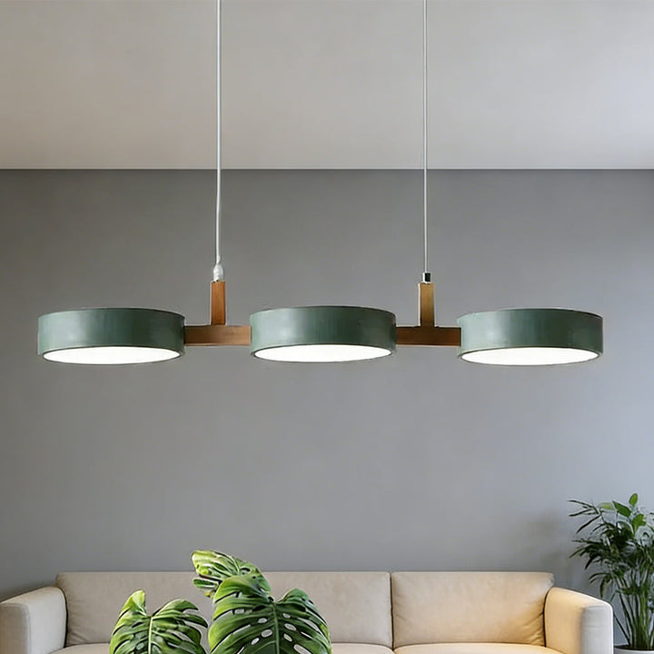 Pendant Light Metal 30 in Adjustable Indoor Dining Kitchen Island Hanging Lamp White Pink Green Dark Blue Yellow Grey Black | Kalsten