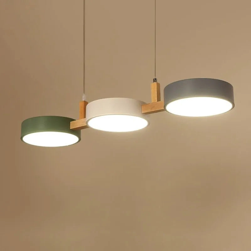 Pendant Light Metal 30 in Adjustable Indoor Dining Kitchen Island Hanging Lamp White Pink Green Dark Blue Yellow Grey Black | Kalsten