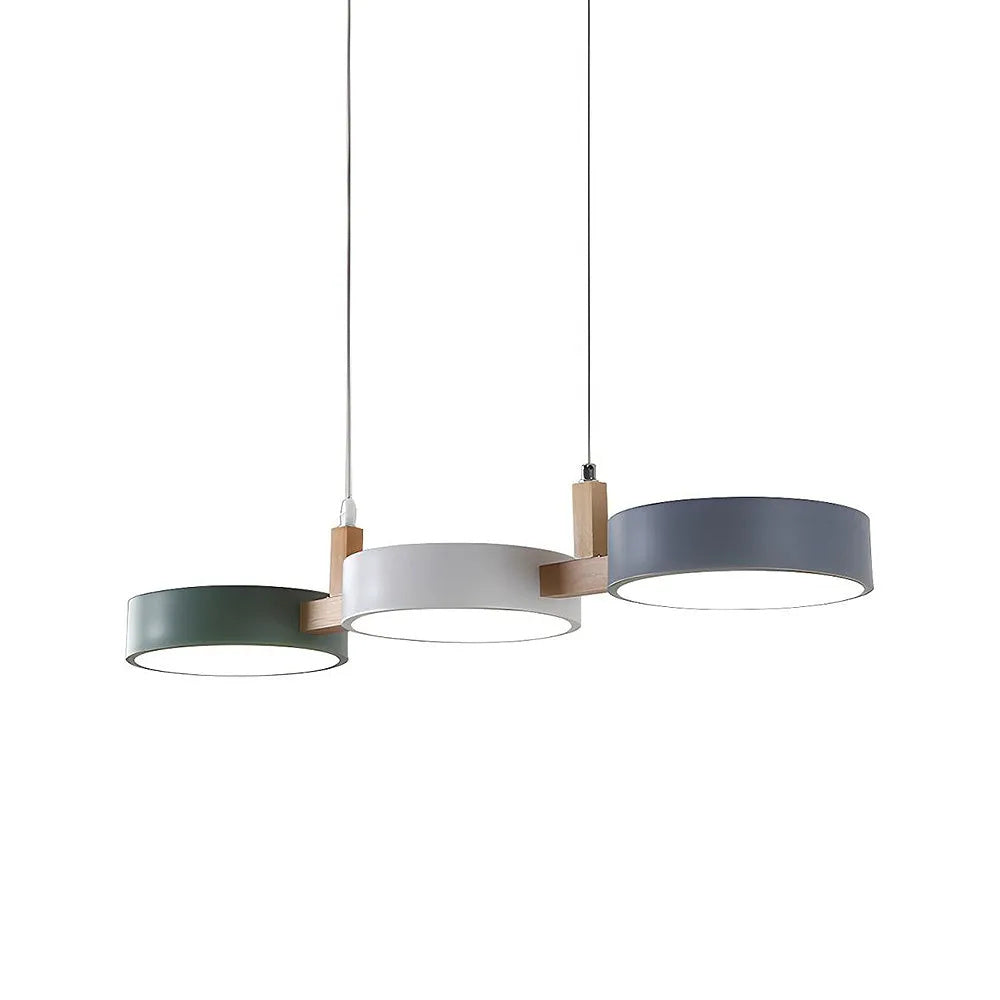 Pendant Light Metal 30 in Adjustable Indoor Dining Kitchen Island Hanging Lamp White Pink Green Dark Blue Yellow Grey Black | Kalsten
