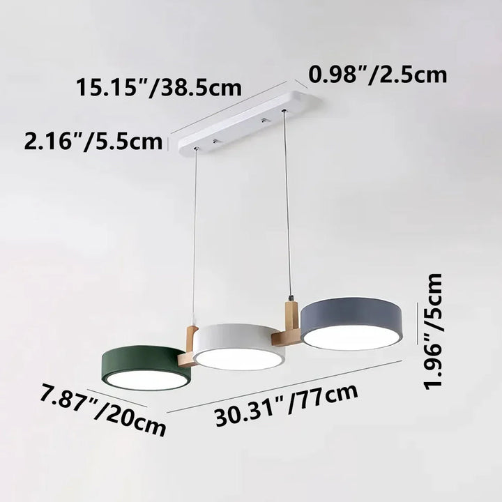 Pendant Light Metal 30 in Adjustable Indoor Dining Kitchen Island Hanging Lamp White Pink Green Dark Blue Yellow Grey Black | Kalsten