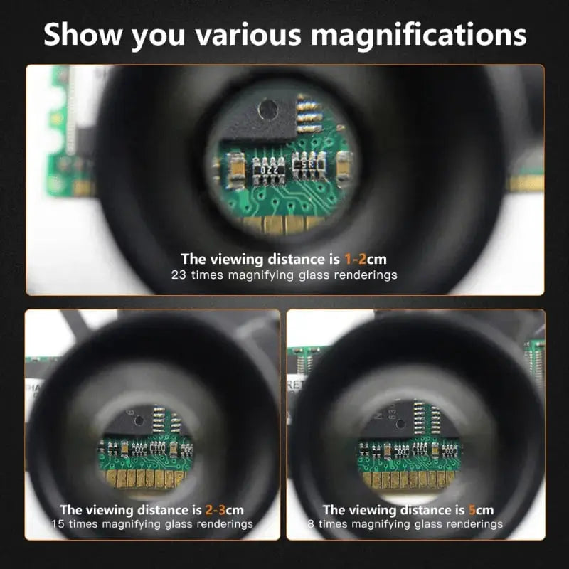 Kalsten | LED magnifying glass – Hands-free precision with adjustable zoom