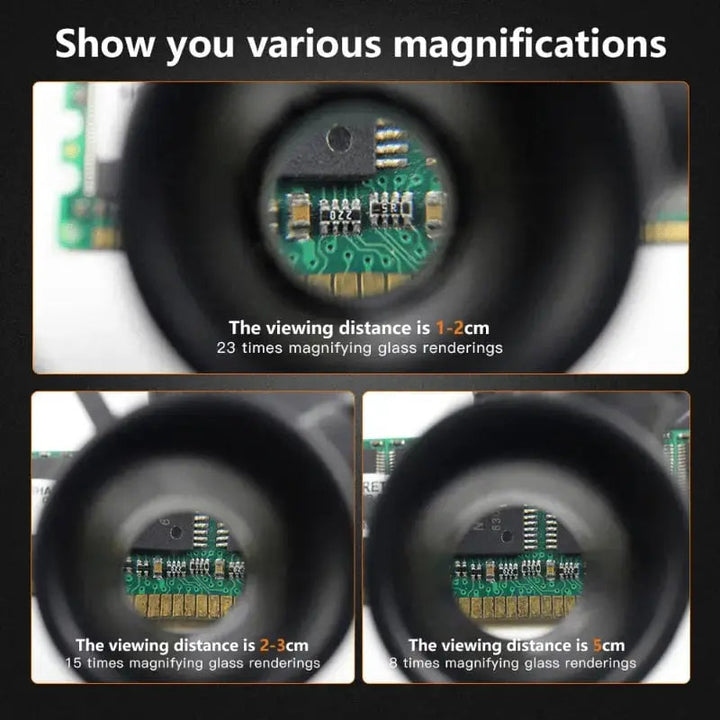 Kalsten | LED magnifying glass – Hands-free precision with adjustable zoom