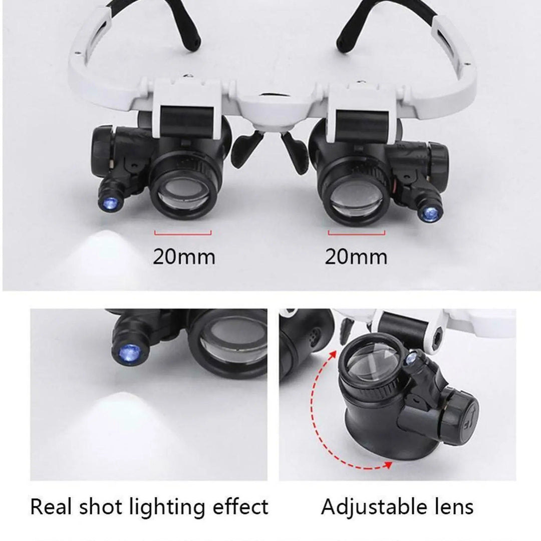 Kalsten | LED magnifying glass – Hands-free precision with adjustable zoom