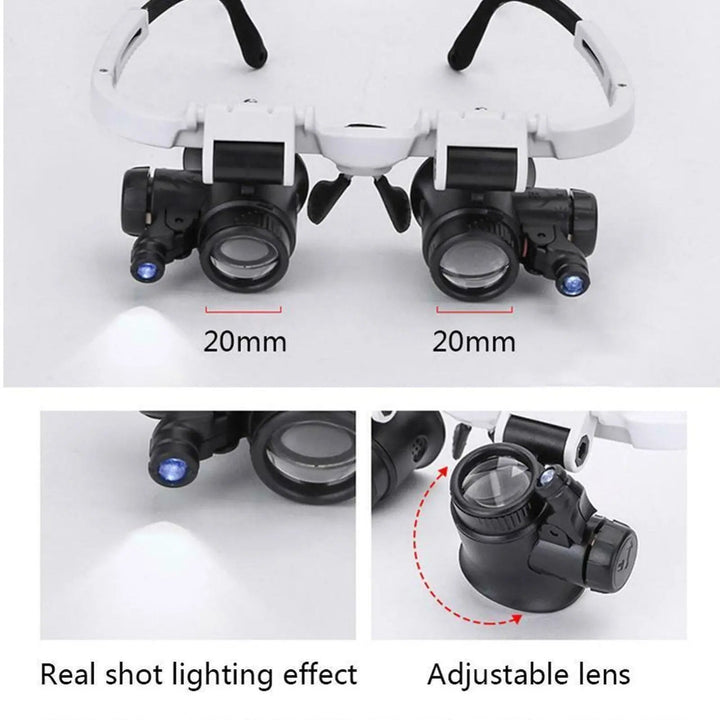 Kalsten | LED magnifying glass – Hands-free precision with adjustable zoom