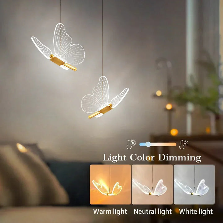 ButterGlow - LED Butterfly Pendant Lamps Kalsten