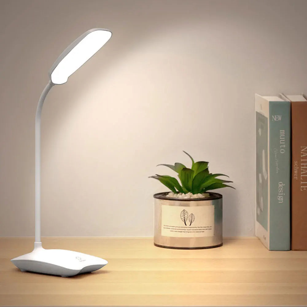 Multifunctional LED table lamp with flexible neck – Dimmable, eye-friendly, perfect for office and bedside | Kalsten