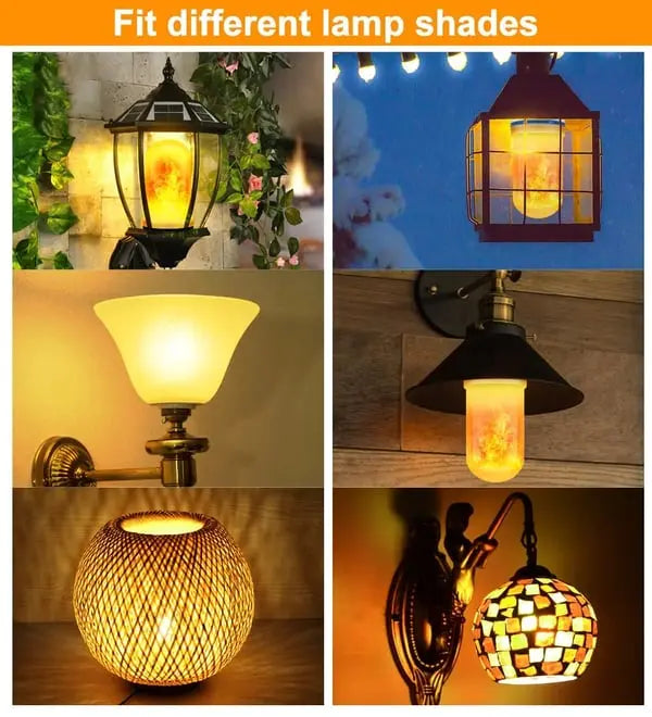 LED Flame Effect Light Bulb