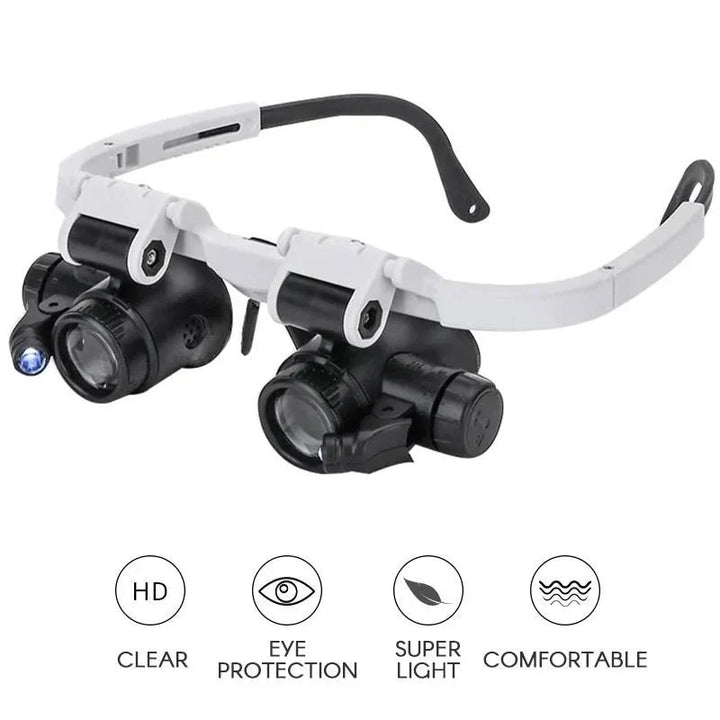 Kalsten | LED Magnifying Glasses with 8x, 15x, and 23x Magnification for Detailed Viewing and Precision Work