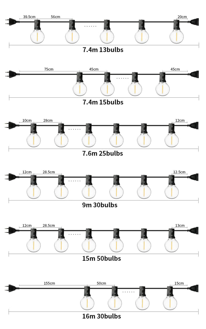 LED Ball String Lights | Kalsten