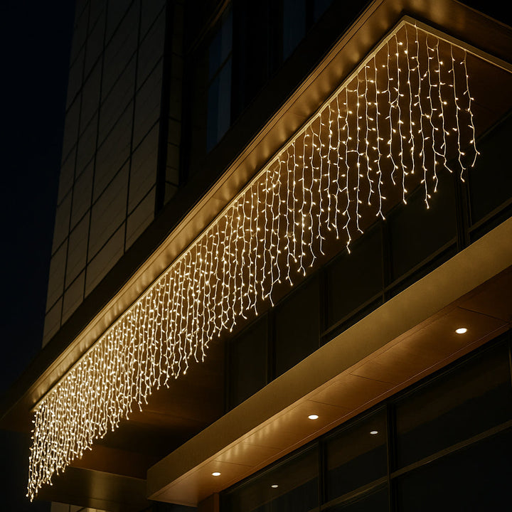 Fairy lights with icicles 95 LED 3 meters, warm white | Kalsten