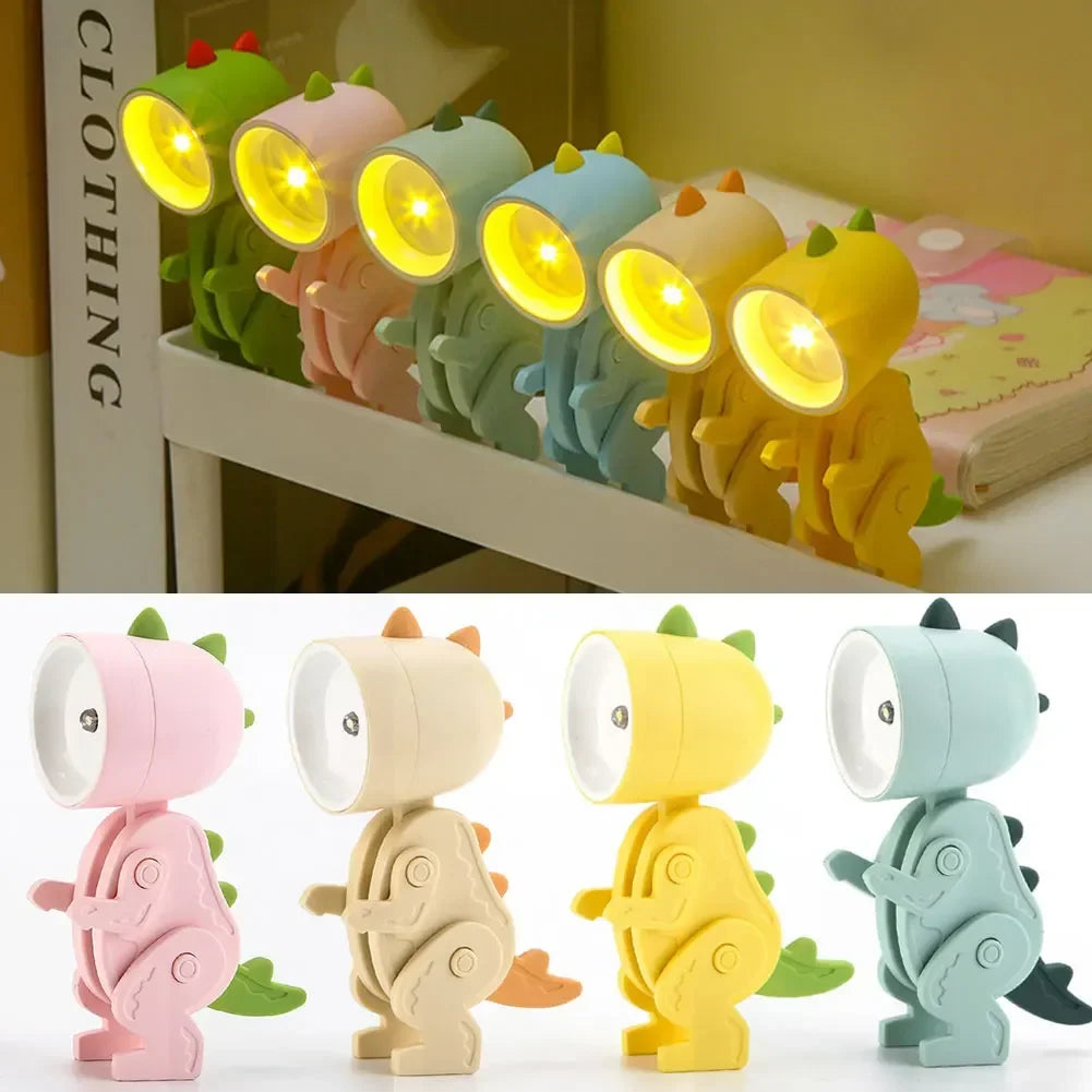 Cute Dinosaur LED Table Lamps – Adjustable Animal Figures Night Lights for Children | Kalsten