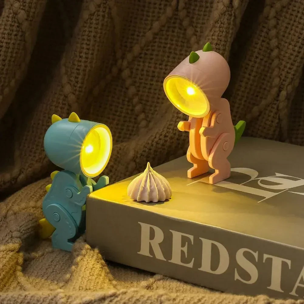 Cute Dinosaur LED Table Lamps – Adjustable Animal Figures Night Lights for Children | Kalsten