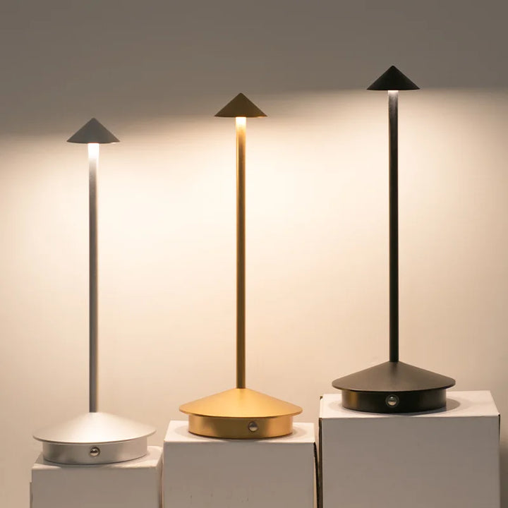 Modern LED table lamp with touch sensor – Dimmable, Wireless and Minimalist Design | Kalsten