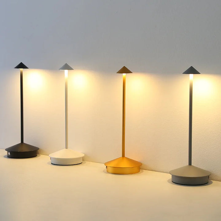 Modern LED table lamp with touch sensor – Dimmable, Wireless and Minimalist Design | Kalsten