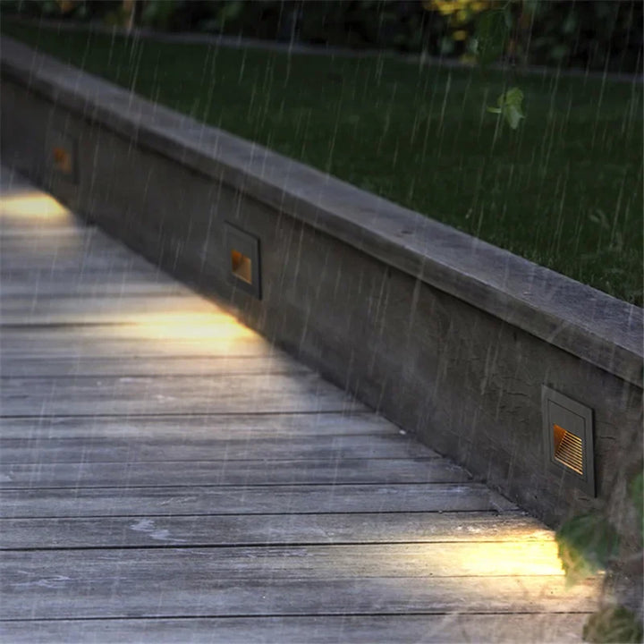 Waterproof LED stair lighting – Outdoor wall light for stairs and paths | Kalsten