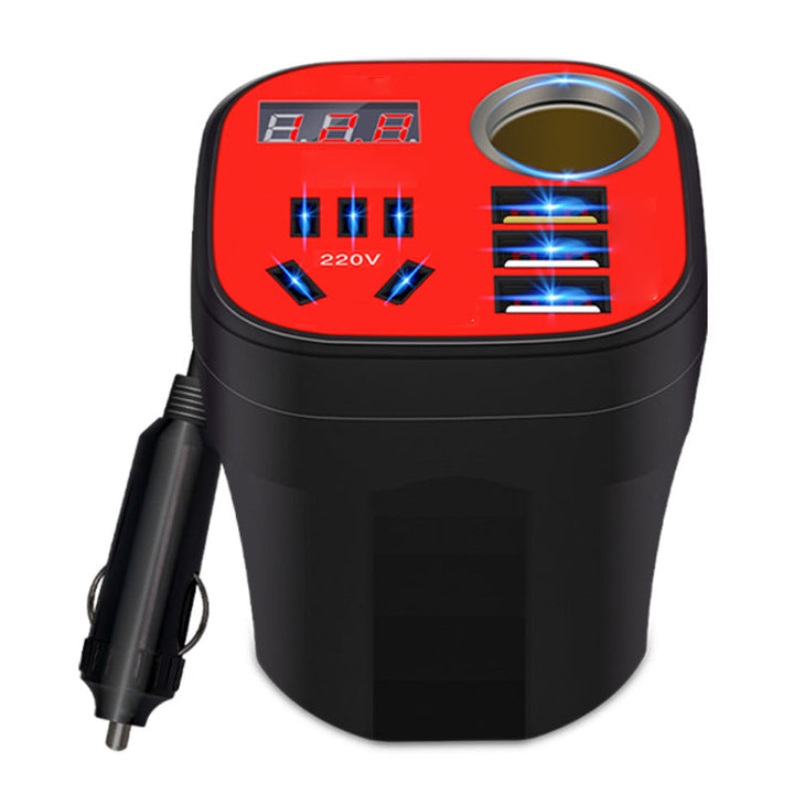Auto-mounted cup type inverter converter QC charger | Kalsten