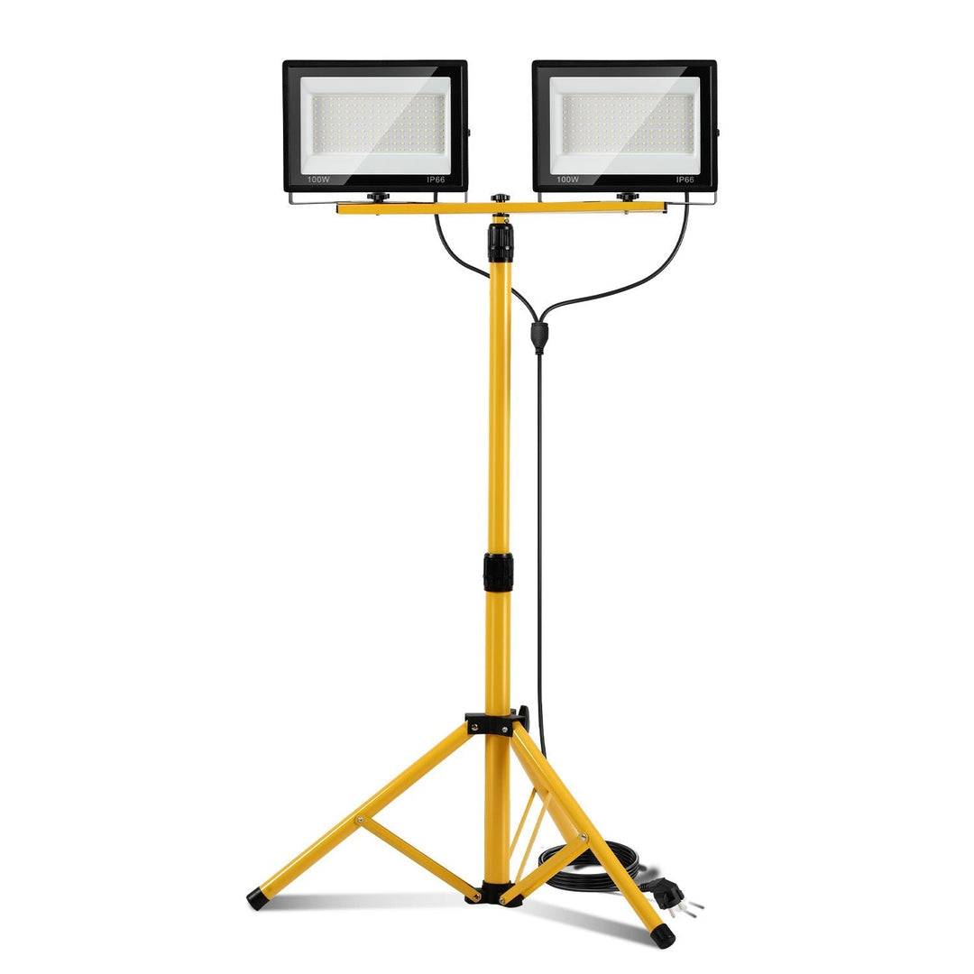 LED Construction Spotlight 2 x 50W/100W/200W with Tripod Adjustable | Kalsten