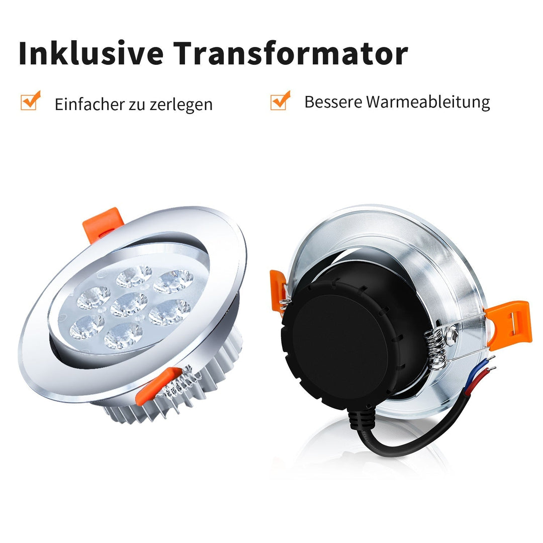 LED recessed spotlight LED spot 3W cool white/warm white | Kalsten
