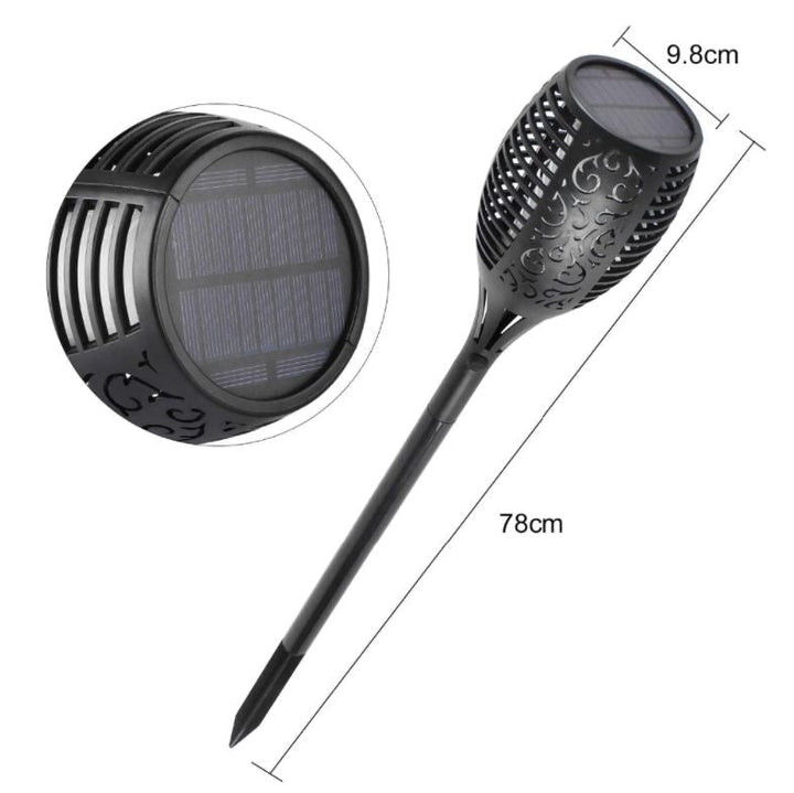 LED Solar Garden Torches Deluxe 96 LED (4 pieces) Kalsten