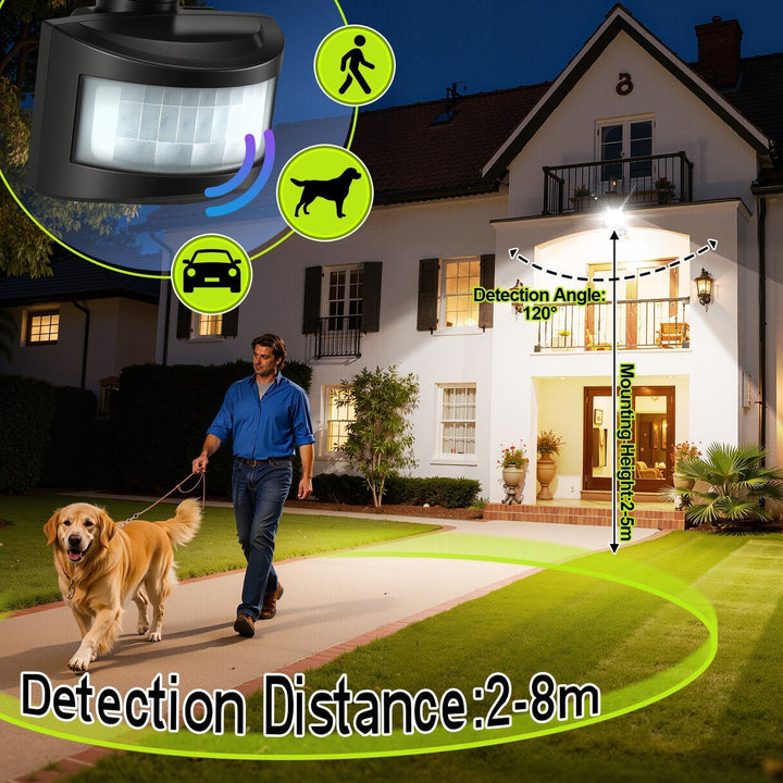 LED Floodlight with Motion Sensor Cool White 10W-100W (no plug) | Kalsten