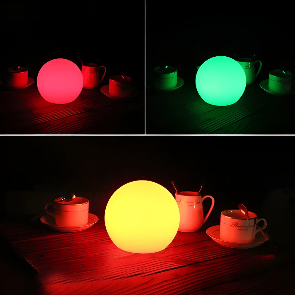 LED Table Lamp with Dynamic Color Change - Mood Lighting Glowing Ball | Kalsten