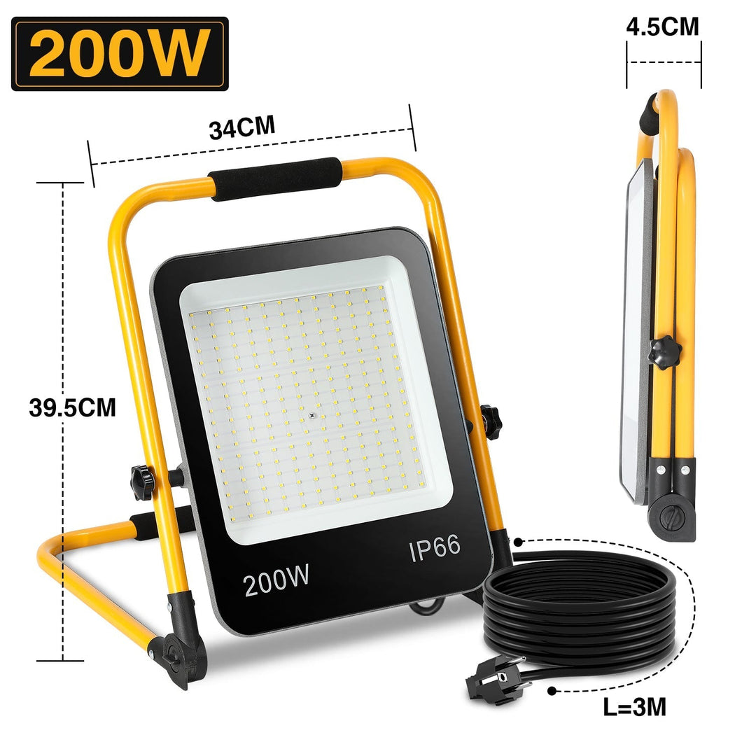 LED construction spotlight 50W-200W cool white IP66 | Kalsten