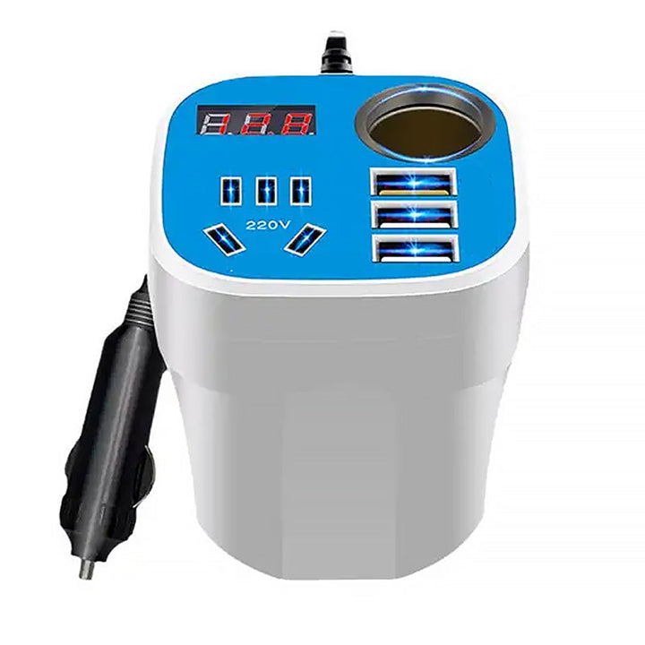 Auto-mounted cup type inverter converter QC charger | Kalsten