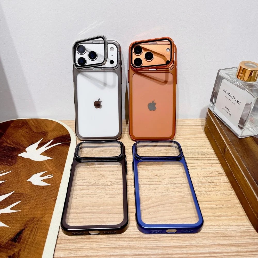 Kalsten | Ultra-thin iPhone 17 Case with Foldable Camera Stand & Glass Protection
