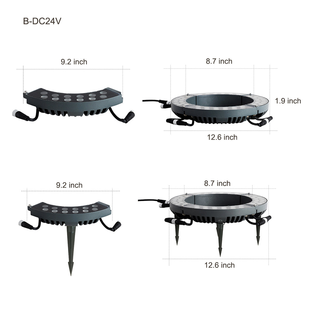 Modern Upwards Tree Spot Lights LED Outdoor Landscape Decorative Lighting for Tree | Kalsten