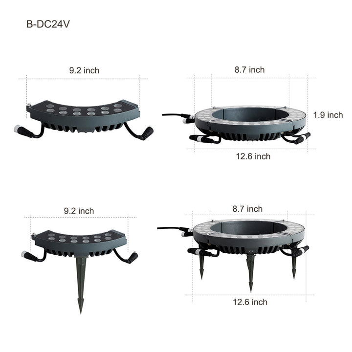Modern Upwards Tree Spot Lights LED Outdoor Landscape Decorative Lighting for Tree | Kalsten