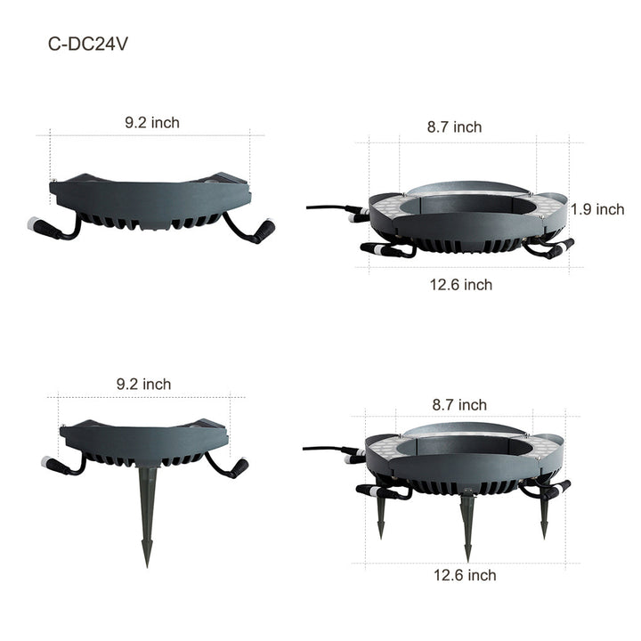 Modern Upwards Tree Spot Lights LED Outdoor Landscape Decorative Lighting for Tree | Kalsten