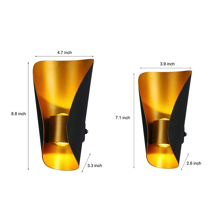Unique Creative Up and Down Lights Outdoor Wall Lights Waterproof Wall Sconces Wall Lamp | Kalsten