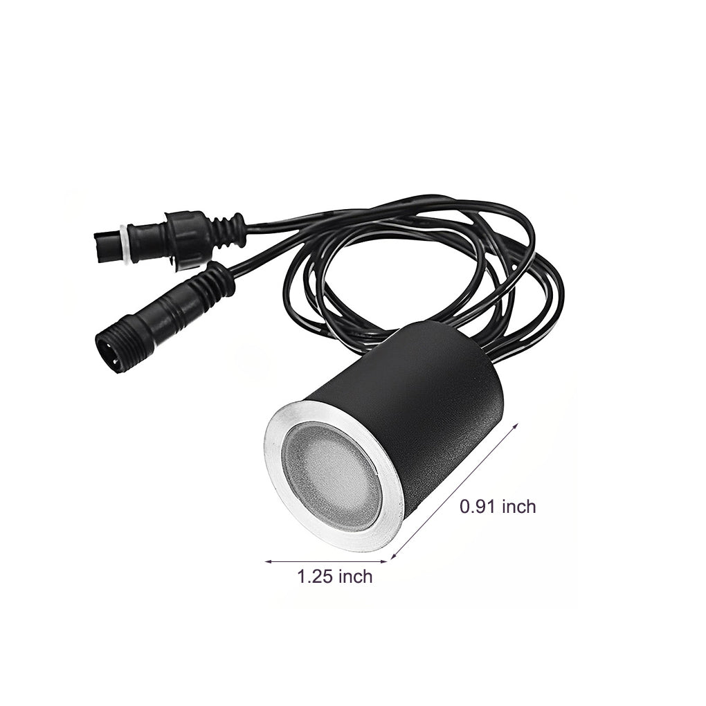 16 Pcs LED Recessed Deck Stair Lights Outdoor Step Lights Garden Lights In-ground Lights | Kalsten