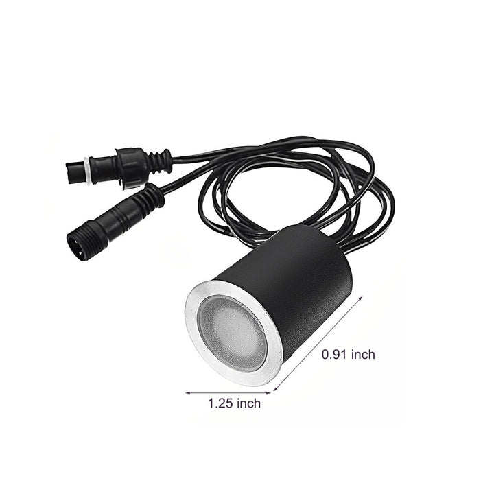 16 Pcs LED Recessed Deck Stair Lights Outdoor Step Lights Garden Lights In-ground Lights | Kalsten