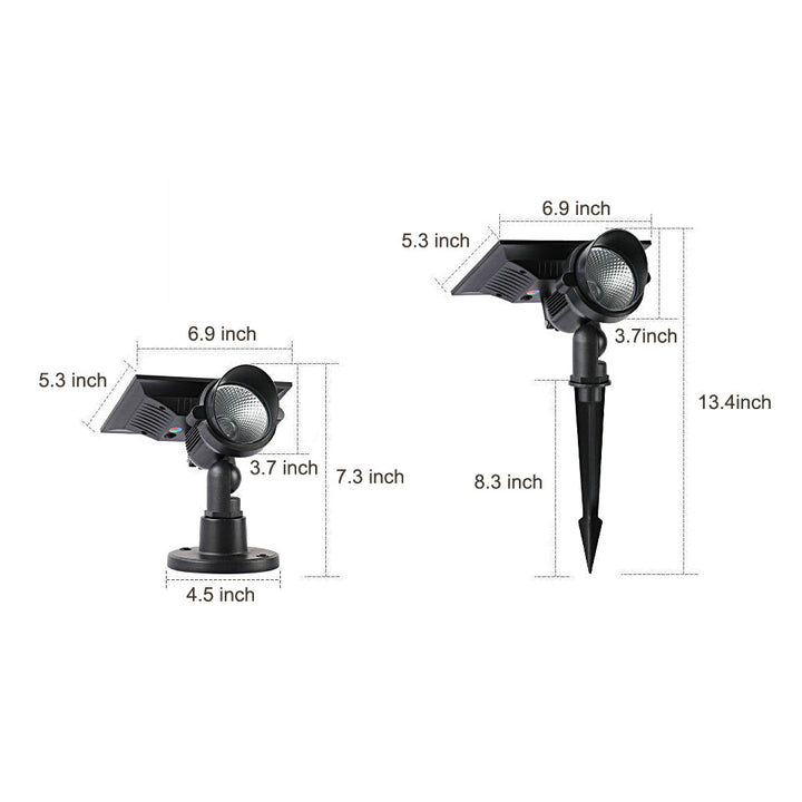 Waterproof Adjustable RGB Modern Outdoor Solar Spot Lights Tree Spotlights | Kalsten