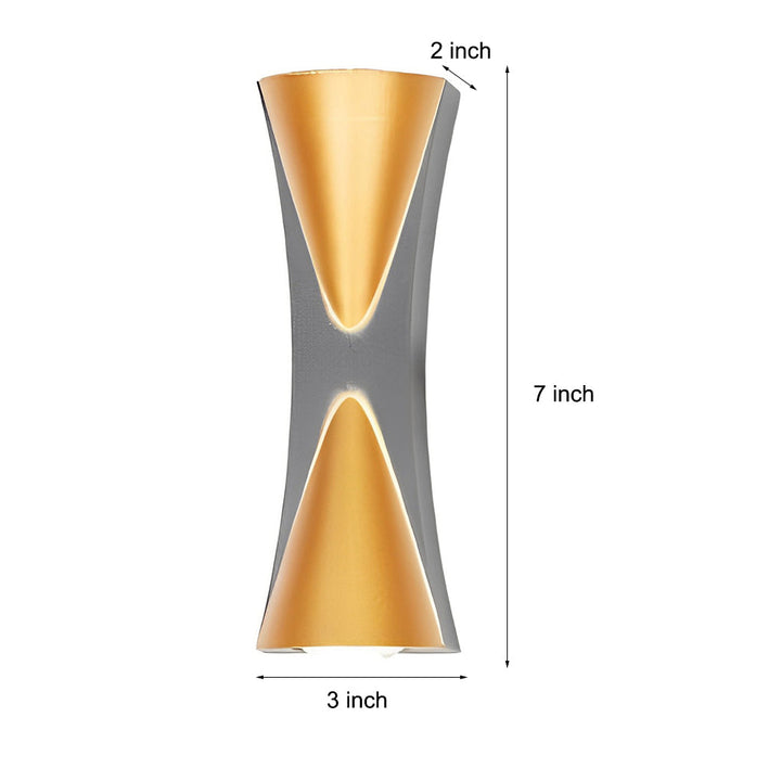 Creative Up and Down Lights LED Waterproof Modern Outdoor Wall Lamp | Kalsten