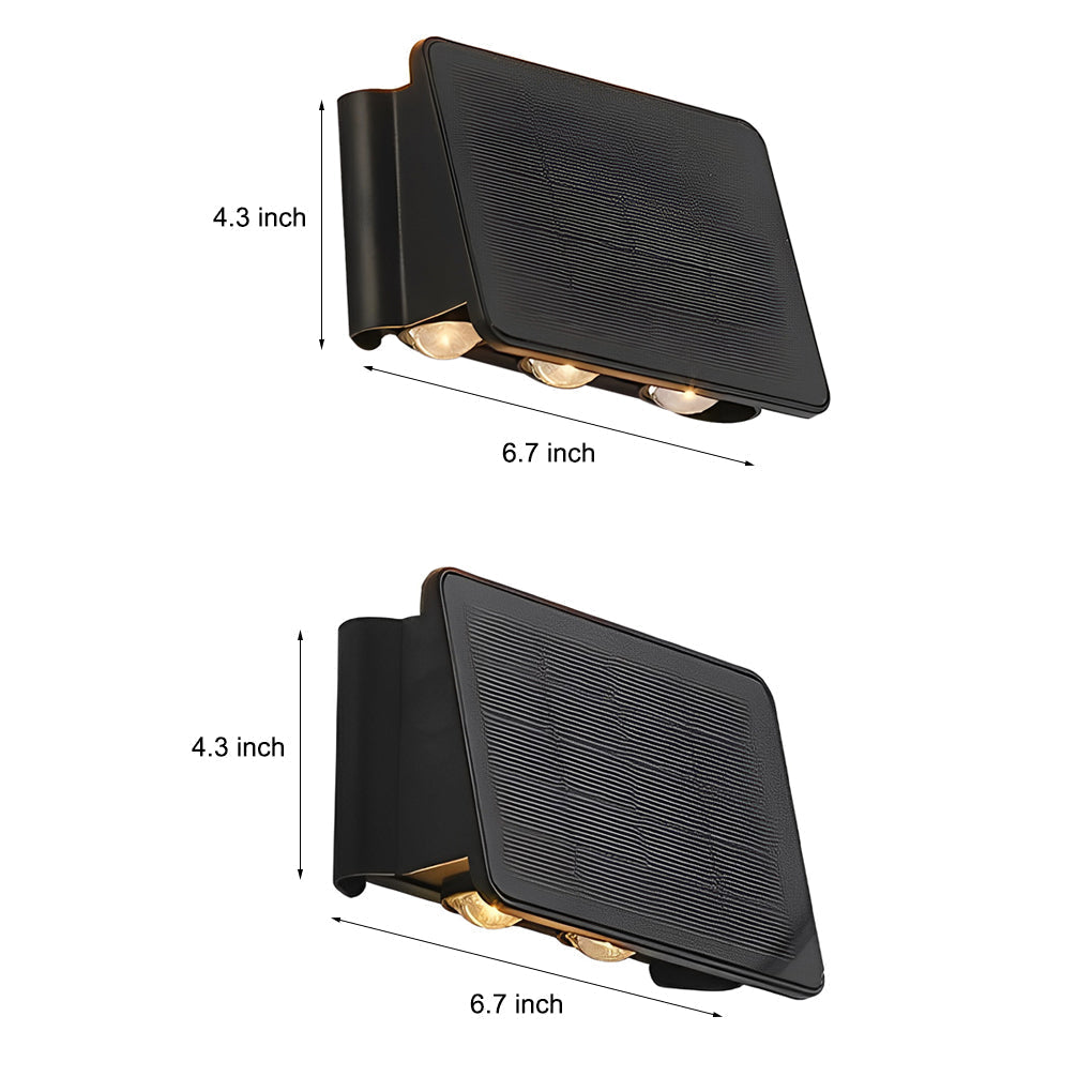 Waterproof LED Up and Down Lights Solar Wall Lamp Wall Washer Lights | Kalsten